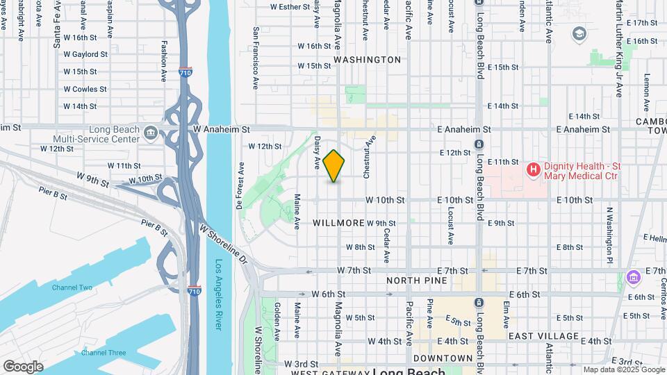 1029 Magnolia Ave Mapa y Detalles de la Ubicación