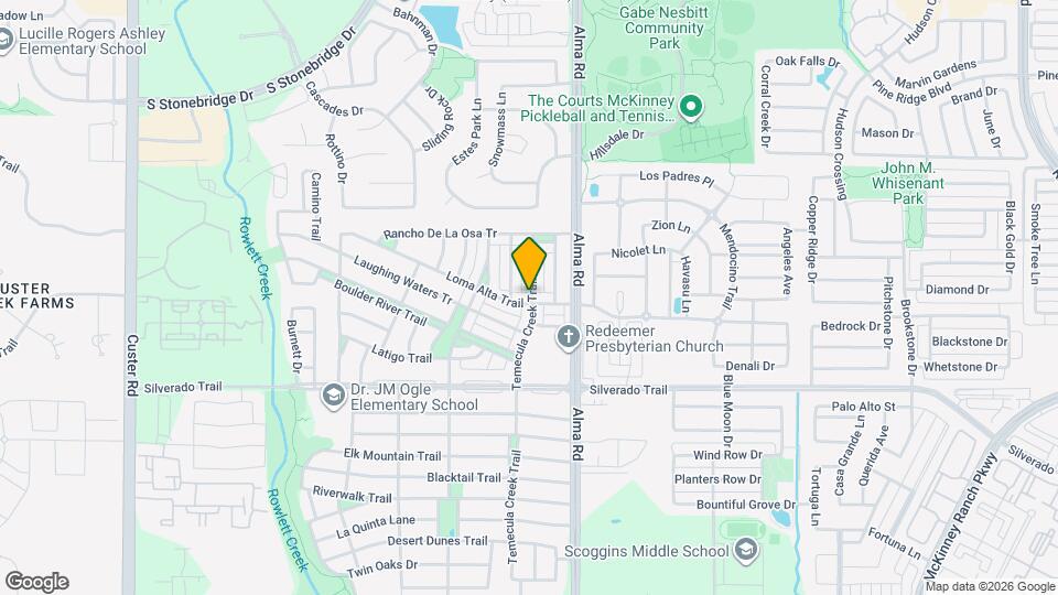 7700 Loma Alta Trail Map and Location Details