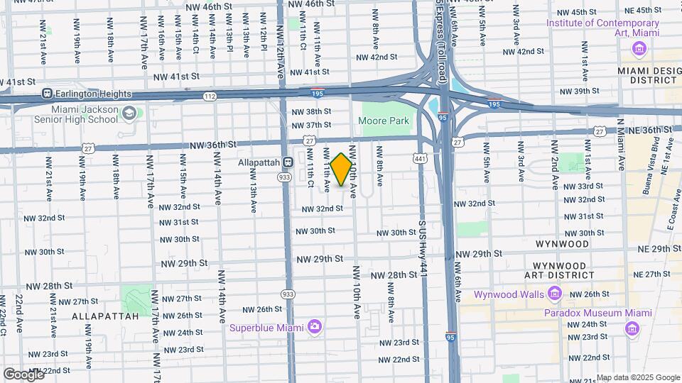 3441 NW 10th Ct Map and Location Details
