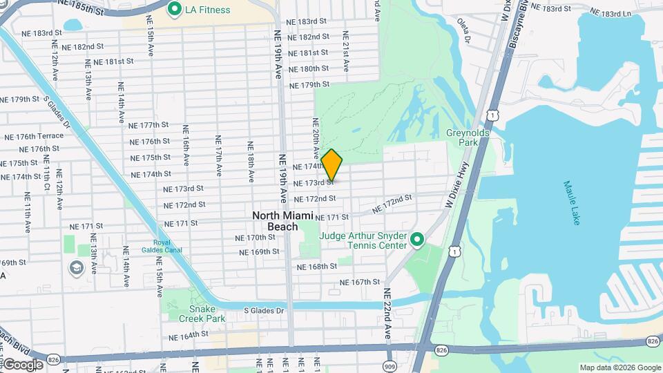 2040 NE 173rd St Map and Location Details