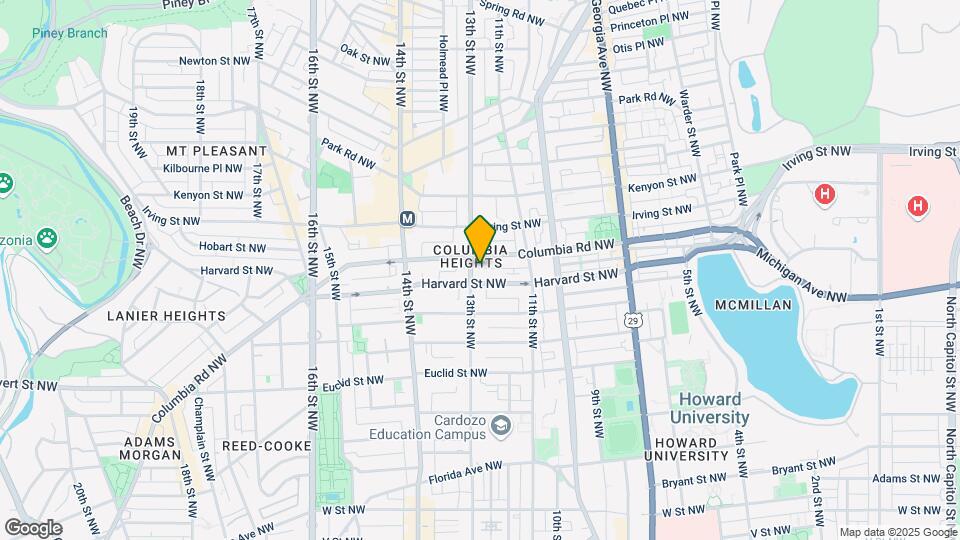 2909 13th St NW Map and Location Details
