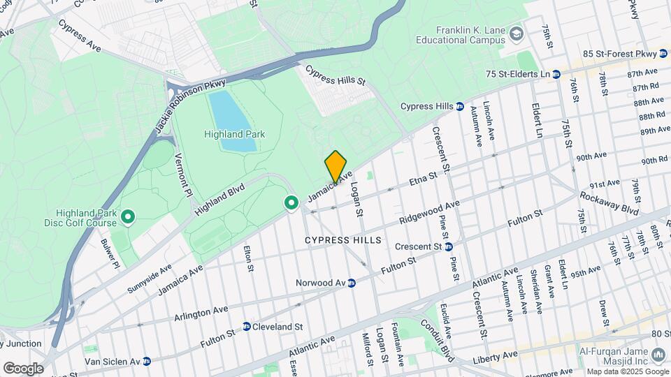 654 Jamaica Ave Mapa y Detalles de la Ubicación