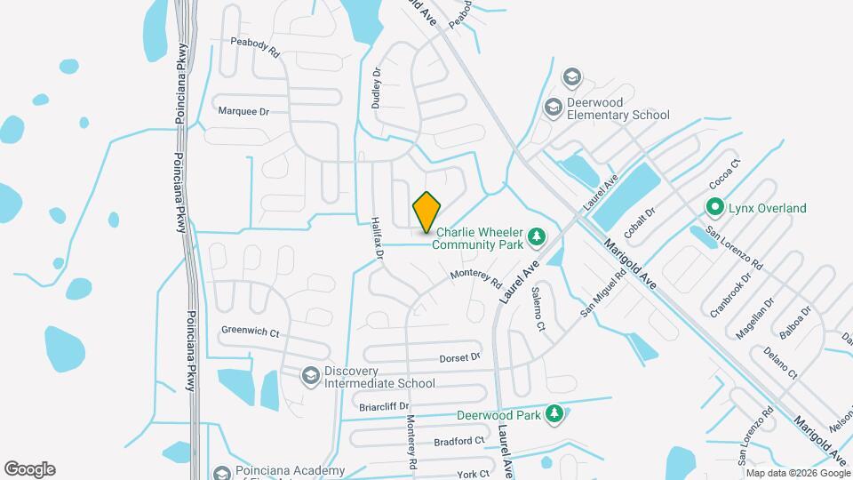 950 Derbyshire Dr Map and Location Details