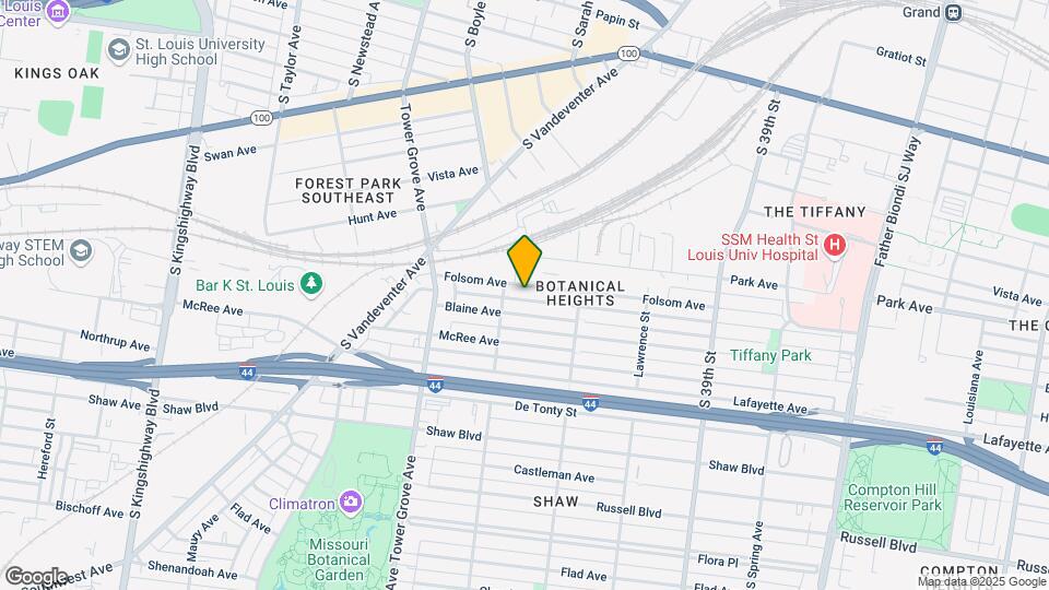 4156-4160 Folsom Ave Mapa y Detalles de la Ubicación