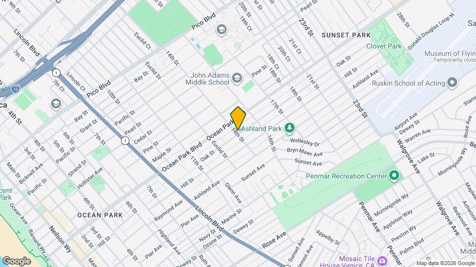 2605 14th St Map and Location Details