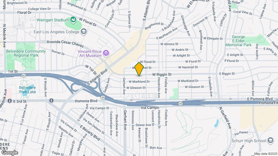 624 W Riggin St Map and Location Details