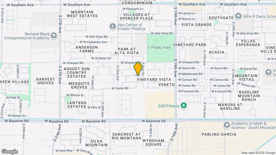 2123 W Maldonado Rd Map and Location Details