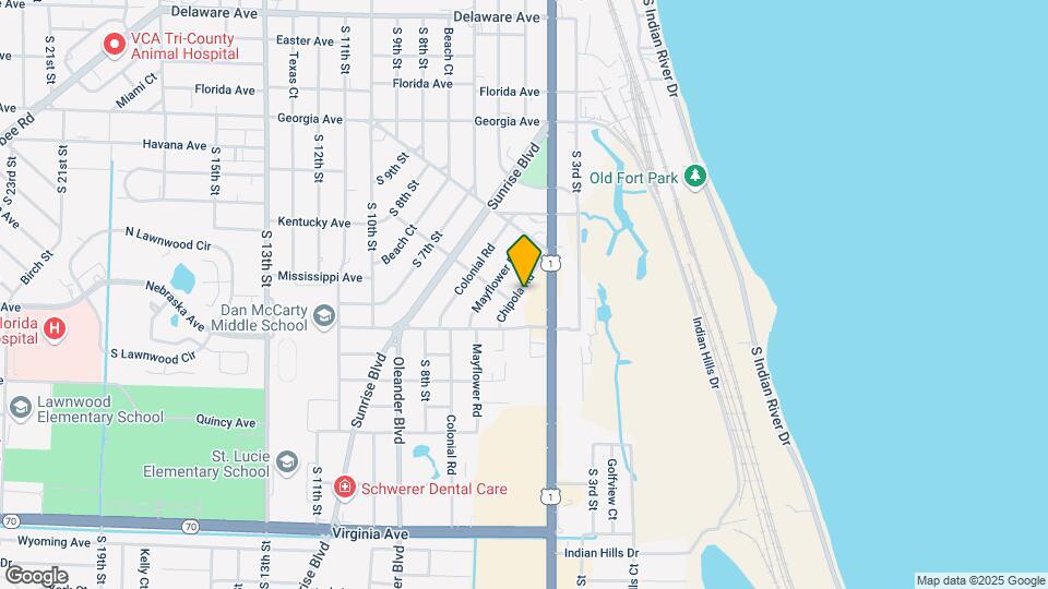 1016 Chipola Rd Map and Location Details