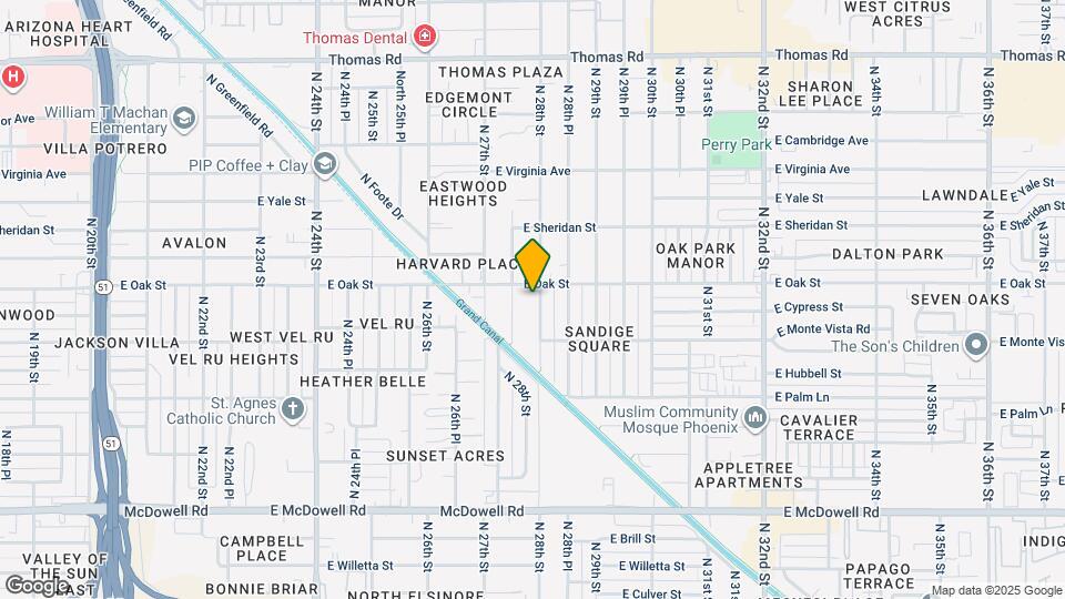 2226 N 28th St Map and Location Details