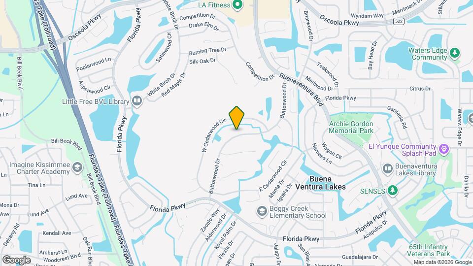 350 Buttonwood Dr Map and Location Details