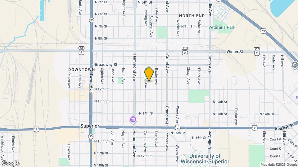 1114 Cumming Ave Map and Location Details