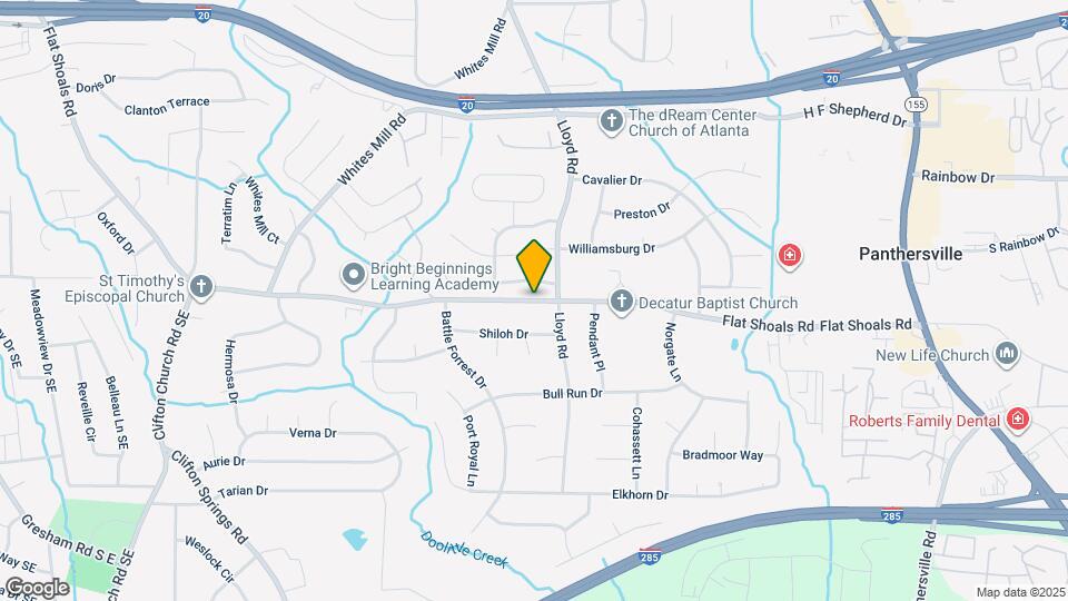 3144 Flat Shoals Rd Map and Location Details
