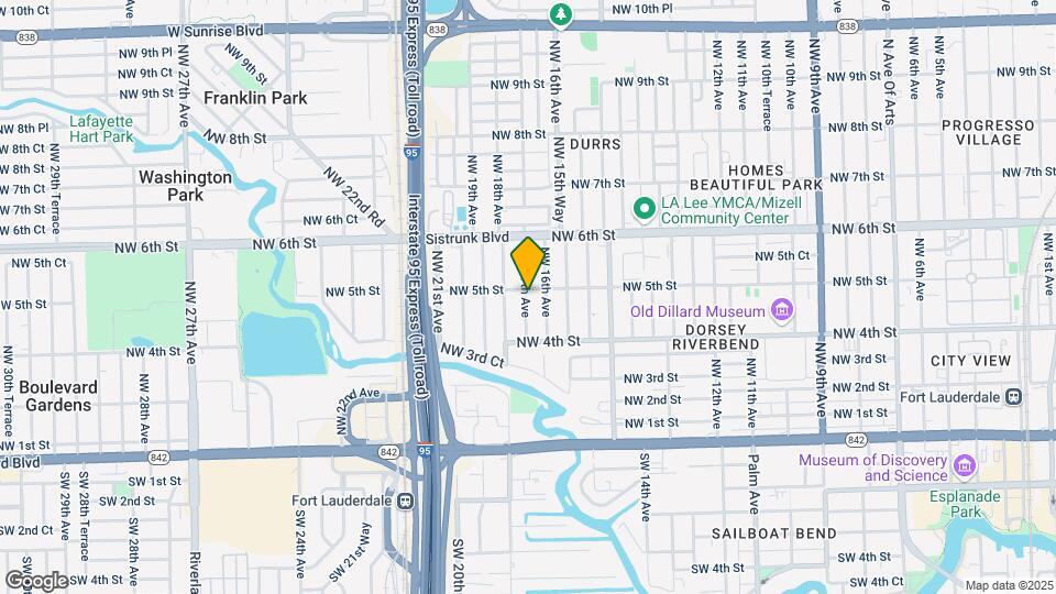 1616 NW 5th St Map and Location Details