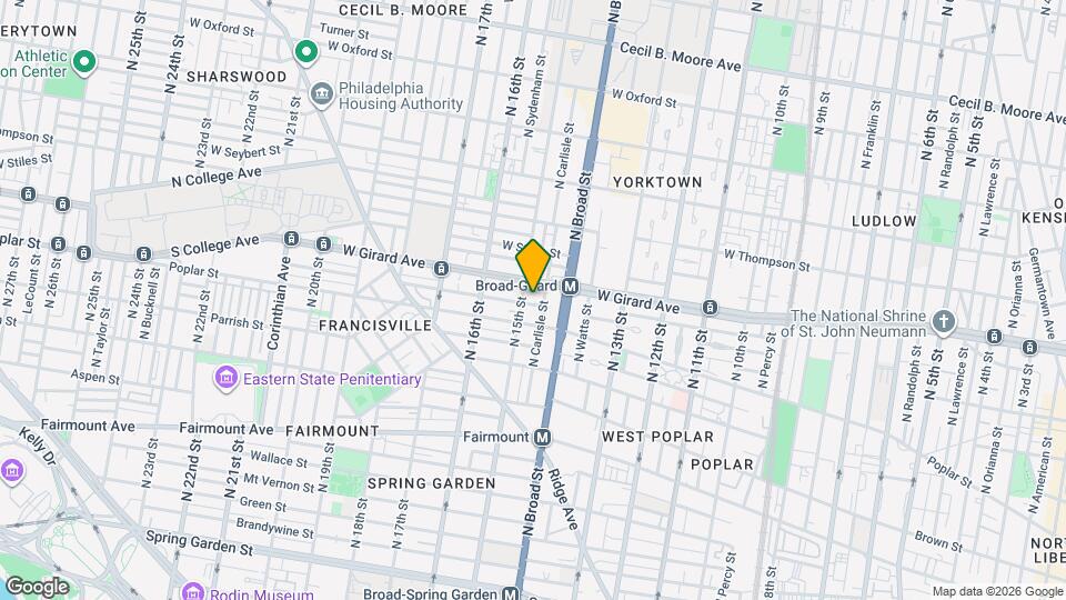 1435 Cambridge St Map and Location Details