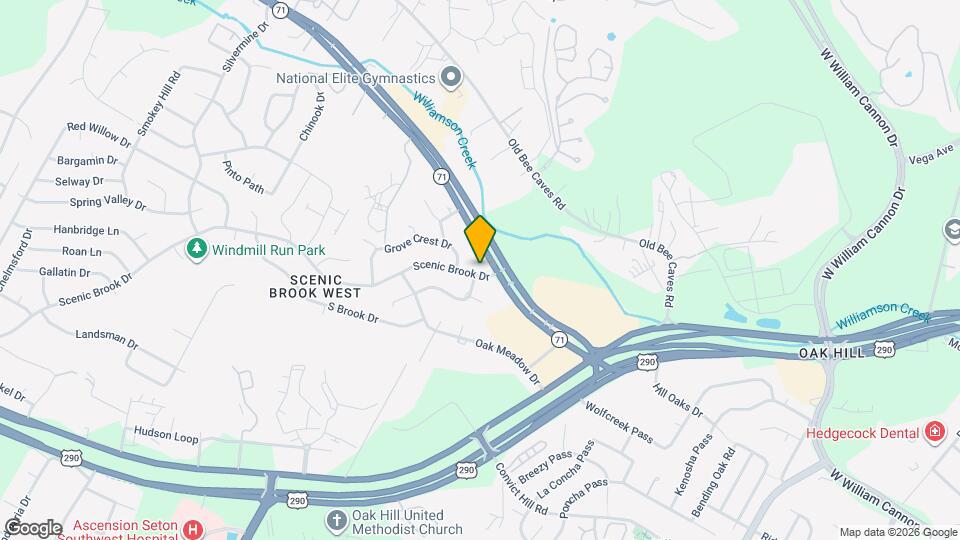 6916 Scenic Brook Dr Map and Location Details