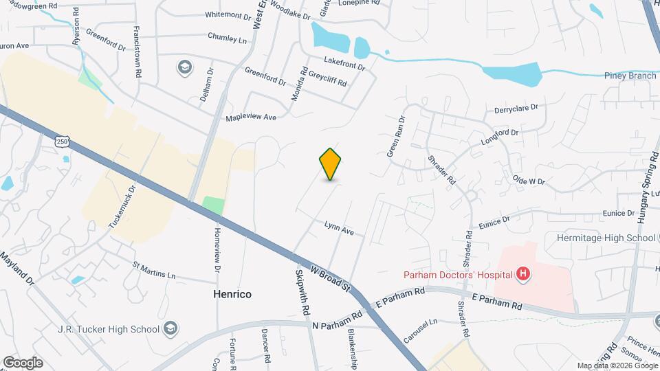 2616 N Skipwith Rd Map and Location Details