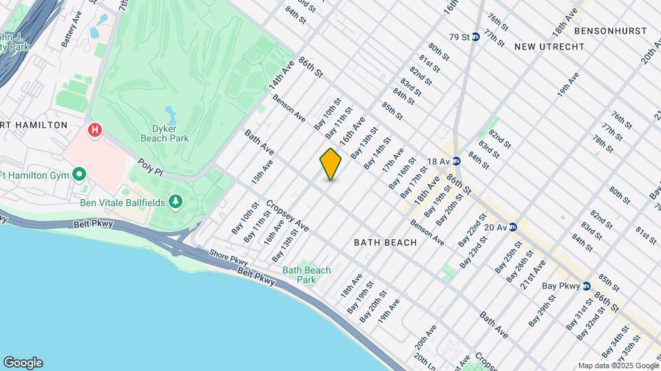 149 Bay 13th St Map and Location Details