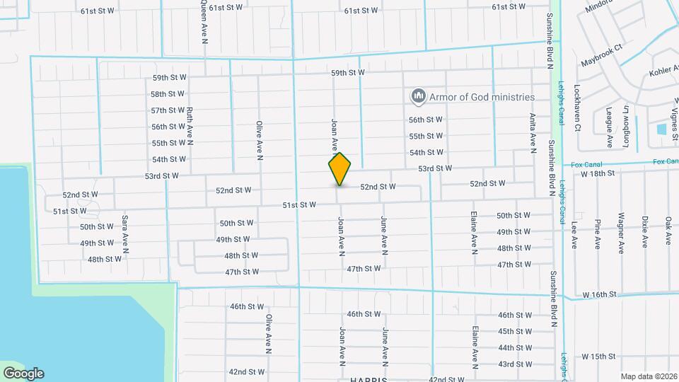 2919 52nd St W Map and Location Details