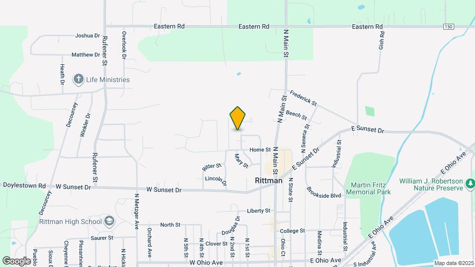 285 Villa St Map and Location Details