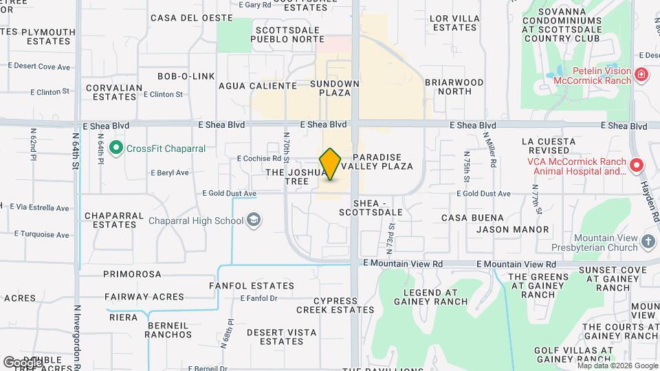 Acacia Creek Apartments Map and Location Details