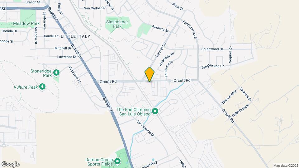 1095 Orcutt Rd Map and Location Details