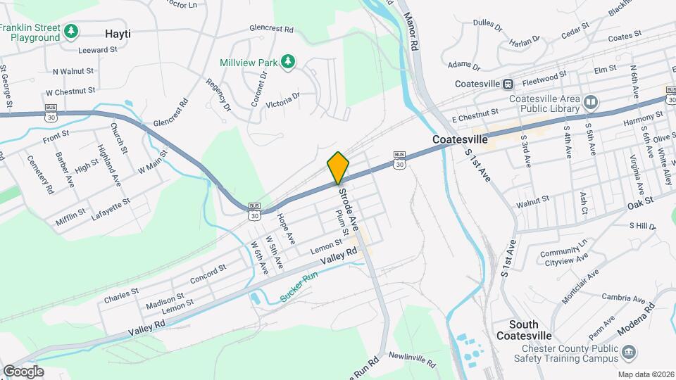 306 W Lincoln Hwy Map and Location Details