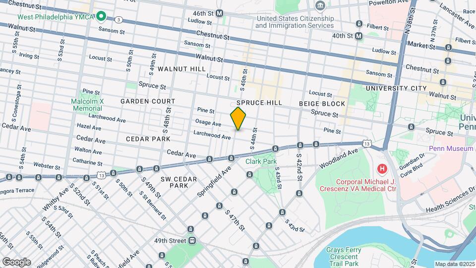 427 S 45th St Map and Location Details