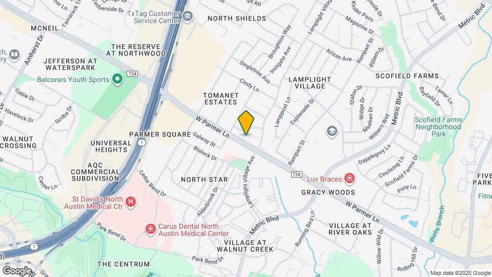 2106 Lamplight Village Cir Map and Location Details