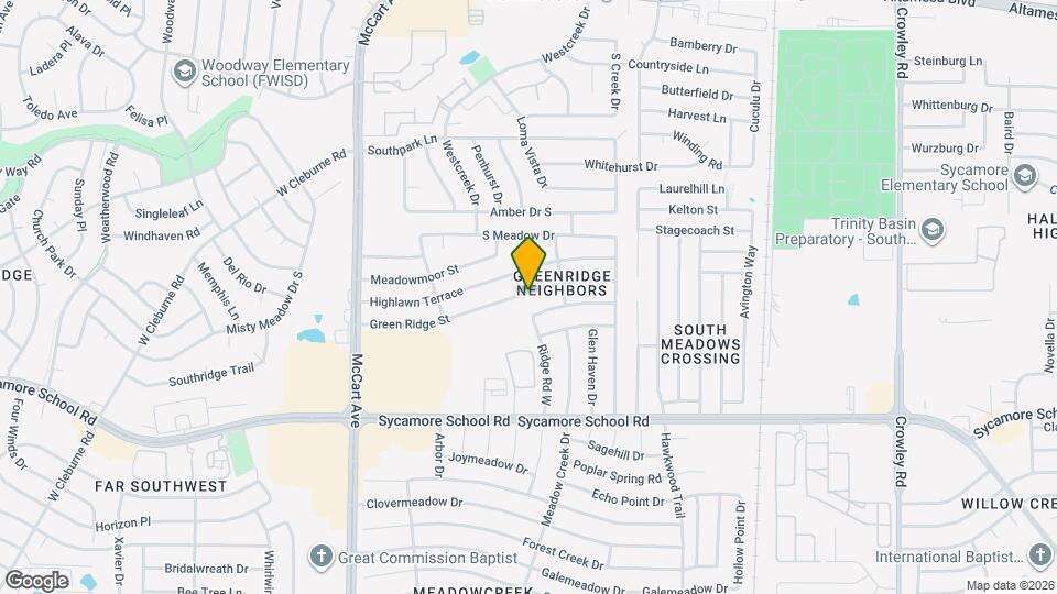 2913 Green Ridge St Map and Location Details