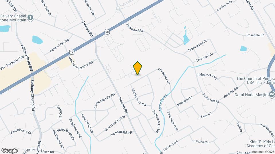 3597 Chinaberry Ln Mapa y Detalles de la Ubicación