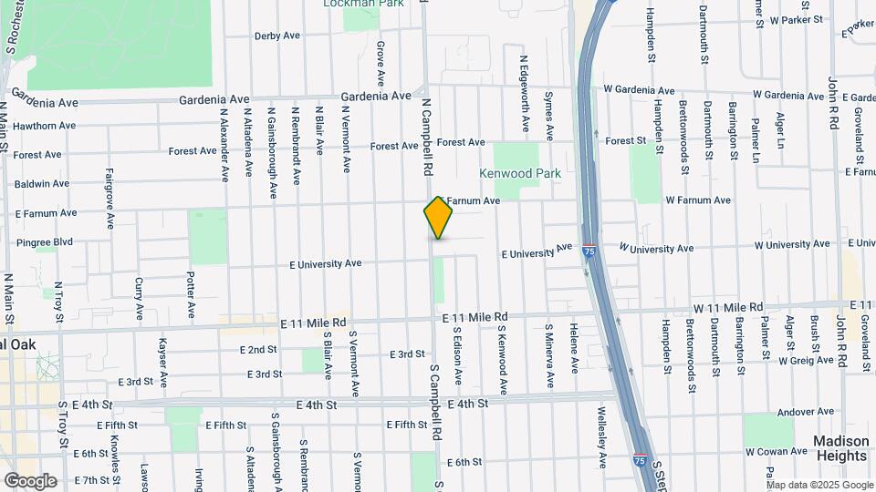 308 N Campbell Rd Map and Location Details