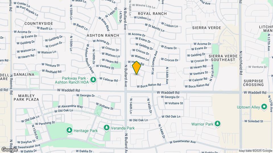 14607 W Redfield Rd Map and Location Details