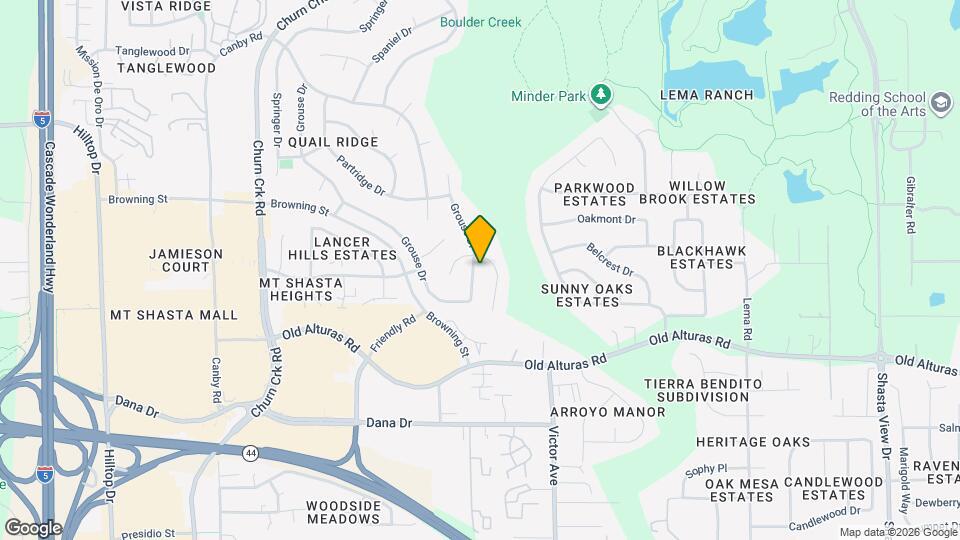 1276 Grouse Dr Map and Location Details