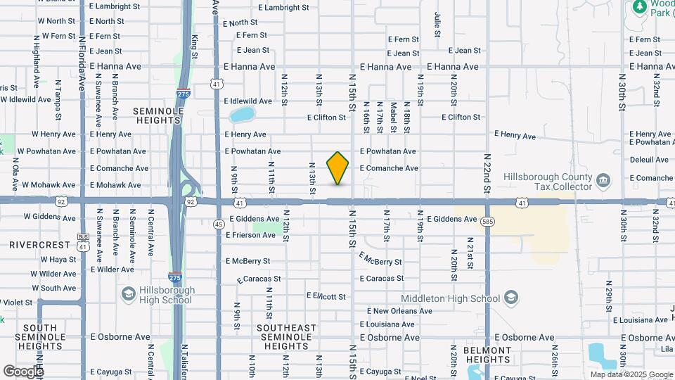 1419 E Mohawk Ave Map and Location Details