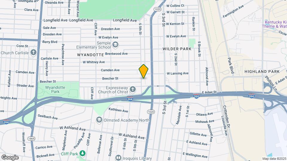 4141 S 5th St Map and Location Details