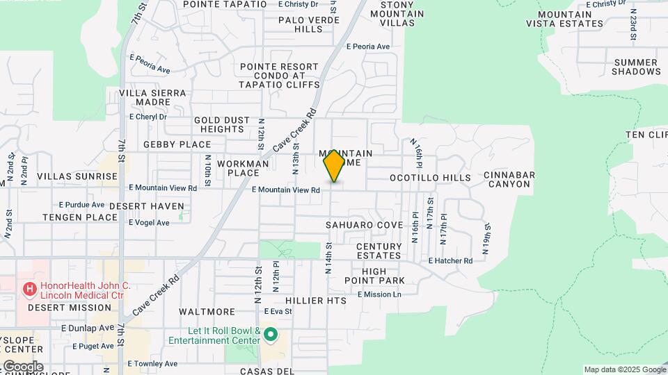 Five on Mountain View Map and Location Details