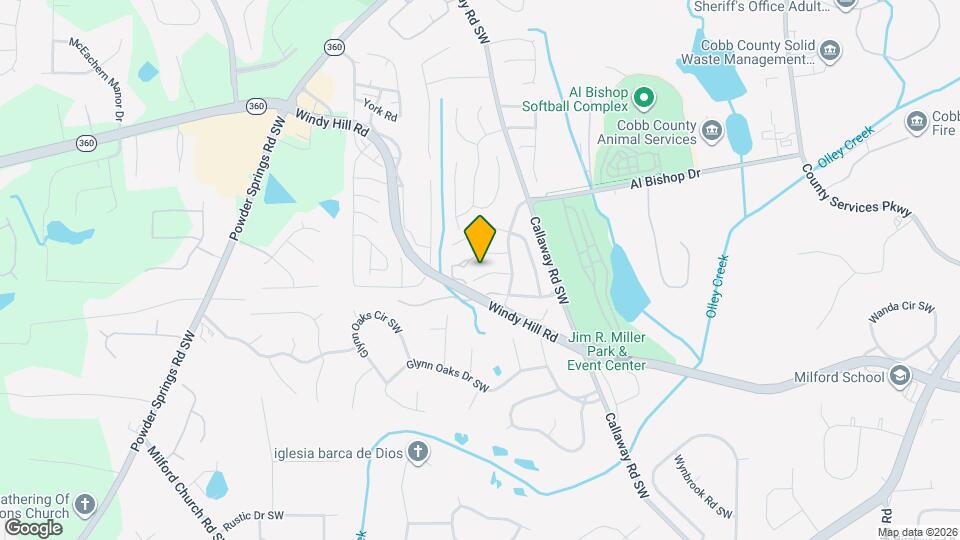 1412 Cumberland Creek Ln SW Map and Location Details