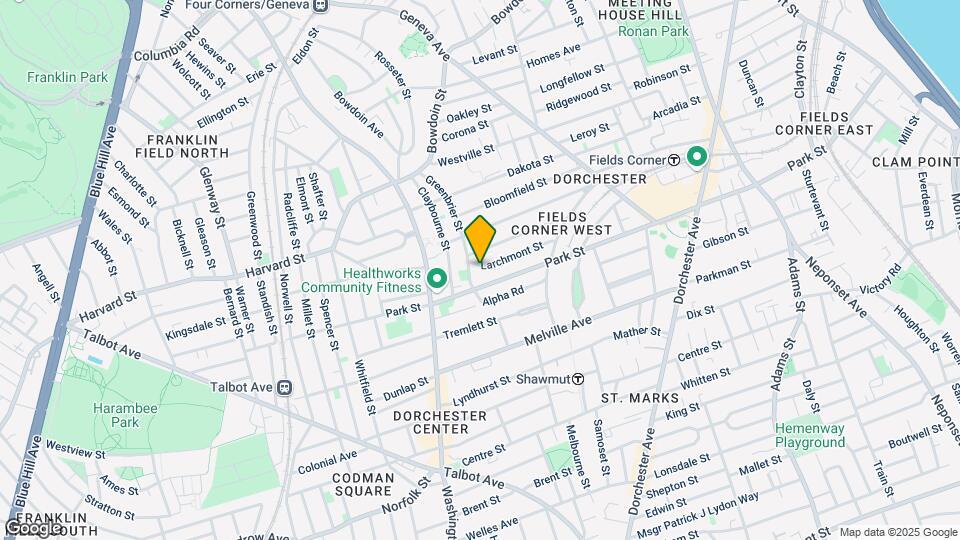 56 Larchmont St, Unit 1 Mapa y Detalles de la Ubicación