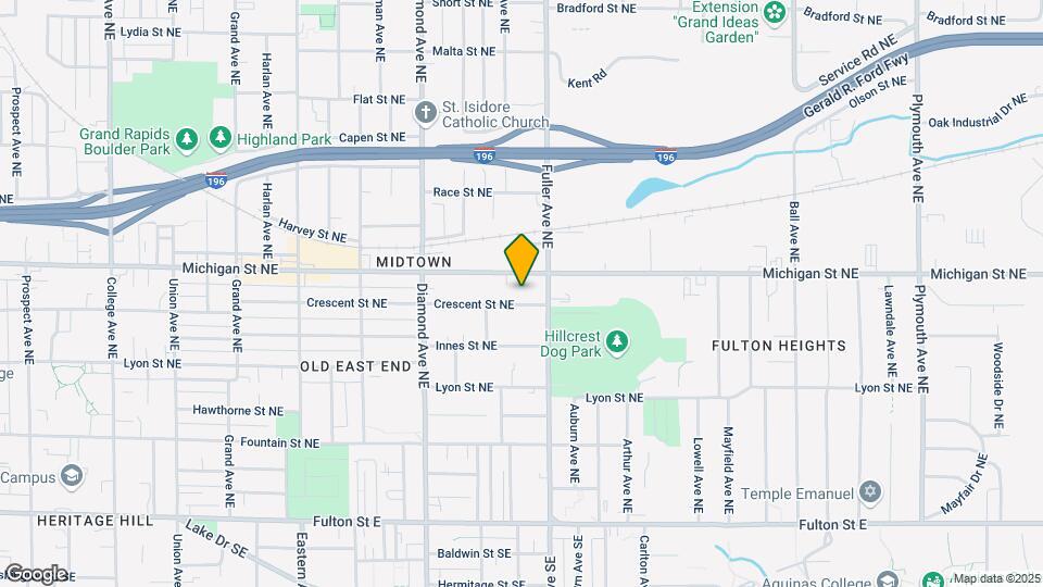 1135 Crescent St NE Map and Location Details