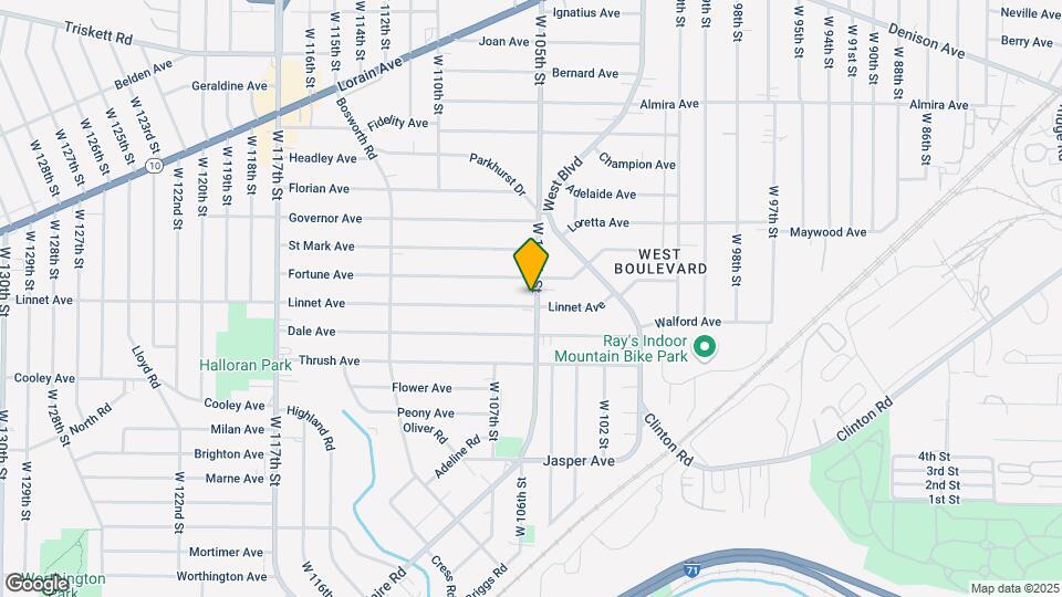 3524-3526 W 105th St Mapa y Detalles de la Ubicación
