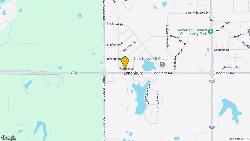 6801 Bramble Ln Map and Location Details