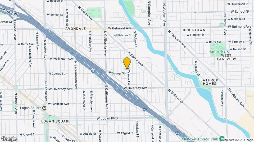 2908 N Talman Ave Mapa y Detalles de la Ubicación