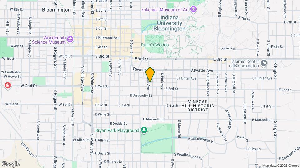 519 S Fess Ave Map and Location Details