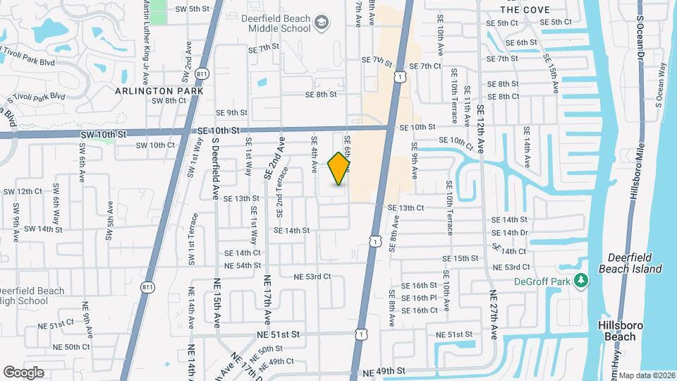 443 SE 13th Ct Map and Location Details