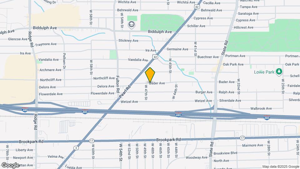 4629 Bader Ave Map and Location Details