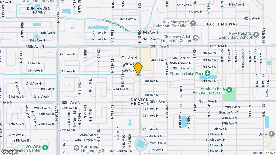 3320 49th St N Map and Location Details