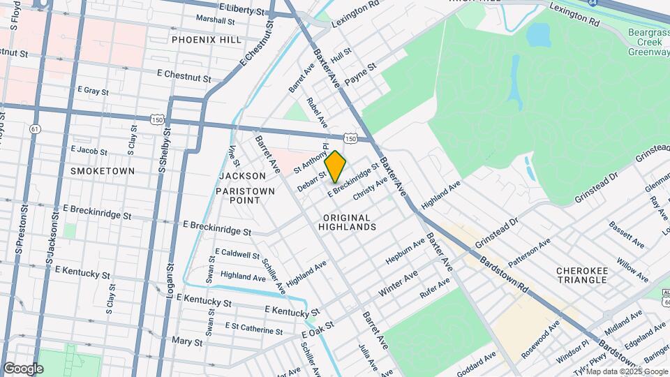 1423 E Breckinridge St Mapa y Detalles de la Ubicación