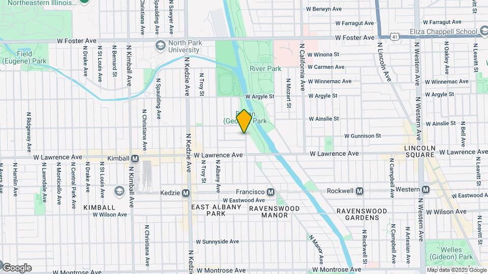 4838 N Sacramento Ave Map and Location Details