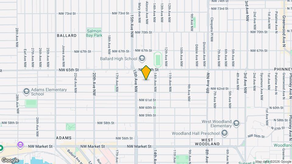 1422 NW 63rd St Map and Location Details