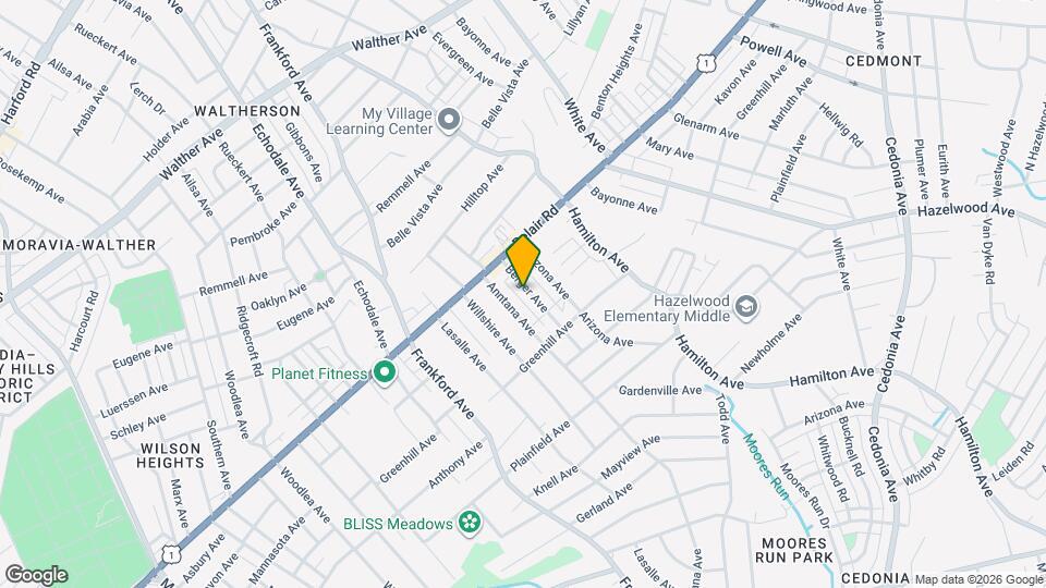 4231 Berger Ave Map and Location Details